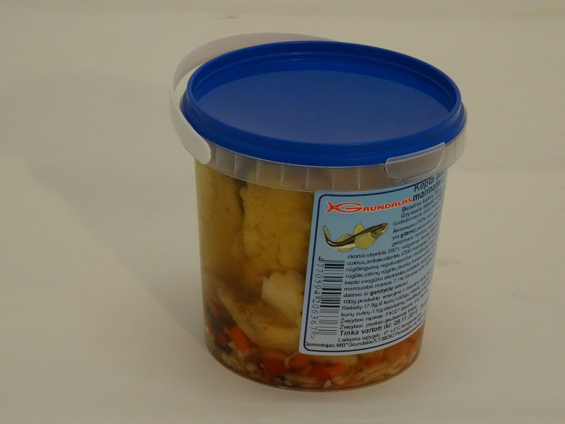 Kepta Atlanto Silkių Filė Marinate 700g